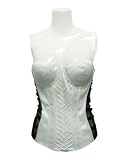 Ladies White Zippered Corset Type Lingerie Type