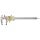 Brown & Sharpe 75.115821 Dial Caliper, Stainless Steel, Yellow Face, 0-150mm Range, +/-100mm Accuracy, 1mm Resolution, Meets DIN 862 Specifications