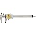 Brown & Sharpe 75.115821 Dial Caliper, Stainless Steel, Yellow Face, 0-150mm Range, +/-100mm Accuracy, 1mm Resolution, Meets DIN 862 Specifications
