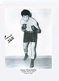 JOEY GIARDELLO AUTOGRAPHED 8X10 BOXING PHOTO SIGNED CARMINE TITELLI (BOXING)