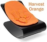 coco plexistyle baby lounger - Black Frame - Harvest Orange