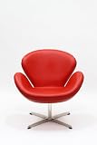 Arne Jacobsen Swan Chair - Red Leather