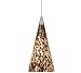Tech Lighting 800TAOA Amazon Frit Taos Art Deco / Retro Single Light Mini Pendant fro...