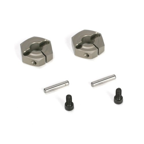 Team Losi Aluminum Clamping Wheel Hex (2): TEN-SCTE