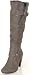 Designer Knee-High Gray Fashion BOOTS Women's