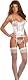 Unrivaled Sexy White Satin Lace Bustier Bridal Lingerie Set Last Chance