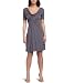 Three Dots Women's Viscose Cowl Neck Dress,New York Grey,Large Three Dots Women's Viscose Cowl Neck Dress,New York Grey,Large