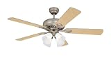 Westinghouse 7807720 Swirl Four Light 52 Inch Five Blade Ceiling Fan, Brushed Pewter with Frosted Swirl Shades Reviews 31zlcsXFPaL. SL160 Westinghouse 7807720 Swirl Four Light 52 Inch Five Blade Ceiling Fan, Brushed Pewter with Frosted Swirl Shades Reviews