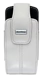 BlackBerry 8100 Series Lambskin Leather Swivel Holster, Pearl White for 8100, 8110, 8120, and 8130