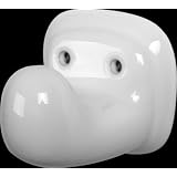 Bath Organizers White Vitreous China, Pearl Robe Hook by The Renovators Supply