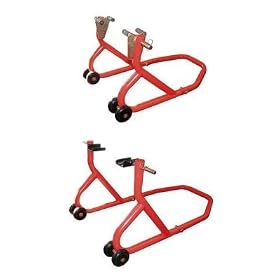 BikeTek Series 3 Paddock Stands - Front & Rear Set