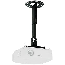 Projector Ceiling/wall Mount 12.8IN-17.3IN Adjustable Extension (Black)