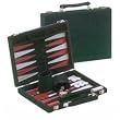 Backgammon - 15 inch Green Suede