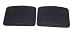 1980-1983 Chrysler Cordoba Black 2 PC Rear All Weather Floor Mats - IW031BK Cordob2 By Mats4Less