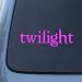 Automotive : TWILIGHT LOGO - Edward Cullen Vinyl Decal Sticker #1655 | Vinyl Color: Pink