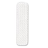 Rubbermaid Commercial Dry Room Pad, Microfiber, 18 Long, White (Q412WH)