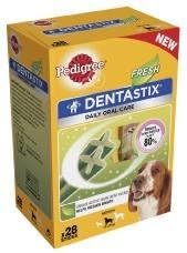 Pedigree C&t Dentastix Fresh Medium Dog 10-25kg 28stk