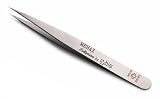 MEHAZ Rubis Tweezer - Pointed - Stainless-MC0132SS