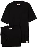 Dickies Men's 2-Pack Short Sleeve Pocket T-Shirts, Black, Large