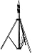 Manfrotto 367B Basic Light Stand extends up to 9 Feet with 5/8-Inch Stud and 015 Top - Replaces 3333 (Black)