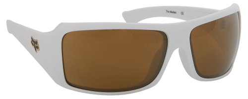 Click here to buy Fox The Median Sunglasses Polished White Gold Lens.
