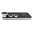 3 in 1 Camera Lens Kit Designed for Apple iPhone 4 iPad (Fish Eye Lens, Wide Angle + Micro Lens)