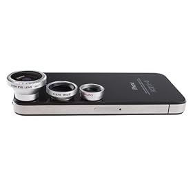 3 in 1 Camera Lens Kit for Apple iPhone 4 iPad (Fish Eye Lens, Wide Angle + Micro Lens) by Brainydeal