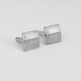 Silver Square cufflink for men Y&G Cufflinks C7080