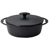 LeCreuset（ル・クルーゼ）　ココット・オーバル　25cm　25145　センセーション　ブラック