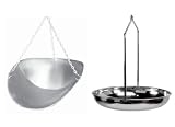 Mechanical Hanging Scale Accessory - Stainless Steel Pan w/arms - 56 lb. Capacity