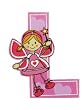 Self Adhesive Wooden Fairy Letter L by The Toy Workshop