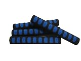 Search : Blue And Black Long Foam Bicycle Drop Bar Grips, 8.5" Length, 1.25" Dia., Set/4