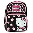 Sanrio Hello Kitty School Backpack w/ Bottle (BlacK)