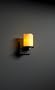 Dakota Black 1 Light Sconce Candle Shade