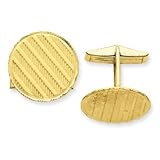 14k Cuff Links - JewelryWeb