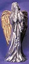Diamond-Cut Praying Angel Figurine