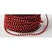 5 yards strand of 4 mm Miniature Rice Pearl String Garland in RED - Bridal Craft Embellishment Beads