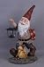 Life Size Garden Gnome with Solar Lantern