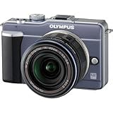 Discount Olympus E PL1 Slate Blue Kit