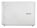 MSI Wind U100-030US 10-Inch Netbook (1.6 GHz Intel Atom Processor, 1 GB RAM, 120 GB Hard Drive, XP Home, 3 Cell Battery) Pearl White Heart