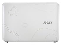 MSI Wind U100-030US 10-Inch Netbook (1.6 GHz Intel Atom Processor, 1 GB RAM, 120 GB Hard Drive, XP Home, 3 Cell Battery) Pearl White Heart