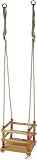 Wooden Safety-Seat Garden Swing for Small Children
