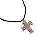 Faith on Fire Carnelian Cross Pendant Necklace