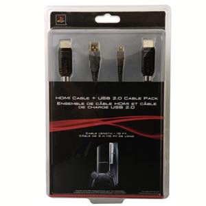 NEW 10' HDMI & USB 2.0 Cable Pack (Videogame Accessories)