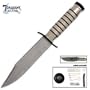 Tomahawk Brand Silver Blade Survival Knife