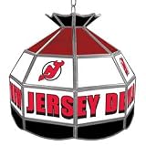 Nhl New Jersey Devils Stained Glass Tiffany Lamp