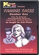 FAMOUS FACES #1 Airbrush Portrait Stencil DVD-Picture