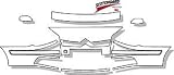 3M Lackschutz Folie Frontschutzset transparent (Citroen C5 Kombi)