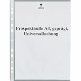 Produkt-Bild: 5 Star 809626 Prospekth&uuml;llen A4 gepr&auml;gt oben 80my PP Inh.100