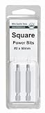 Wiha Tools 74861 - Square Drive Pwr Bit #2X50mm 2 Bit Pk